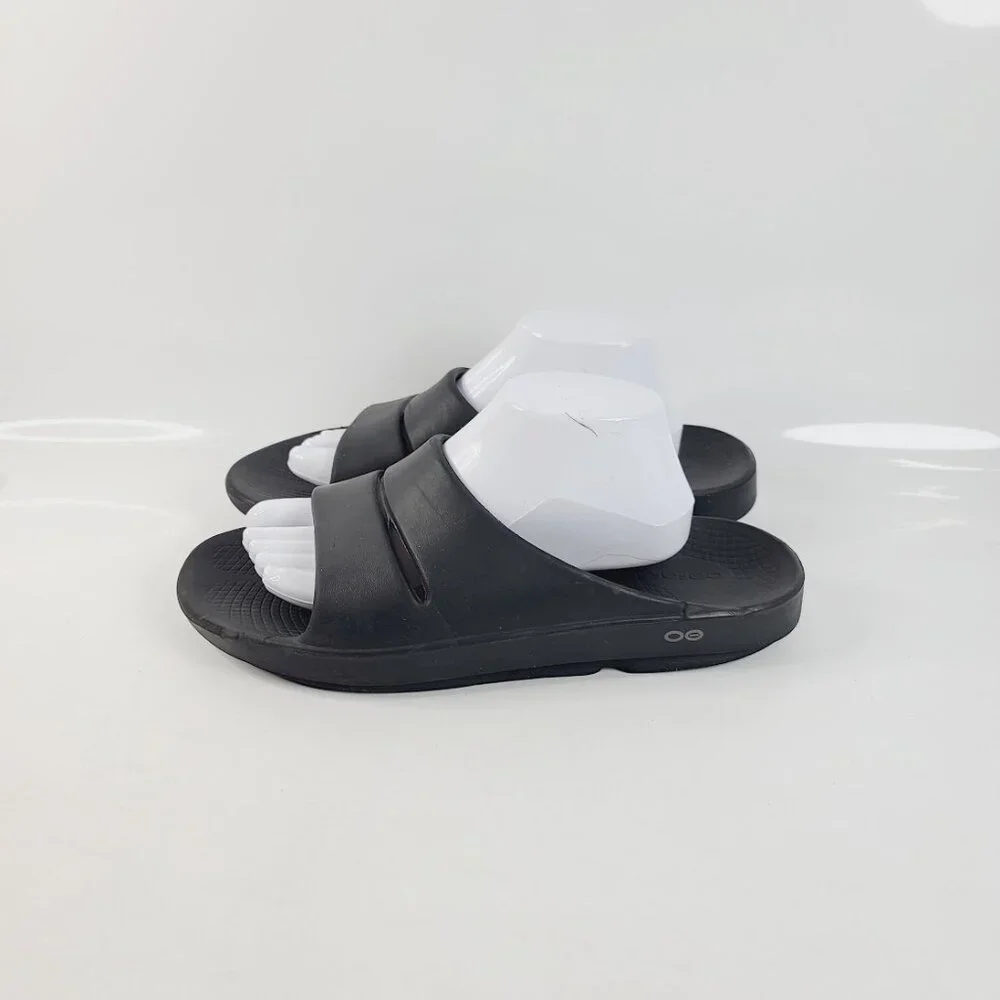 OOFOS Men's Ooah Recovery Rubber Slip-On‎ Casual Slide Sandal Size 11